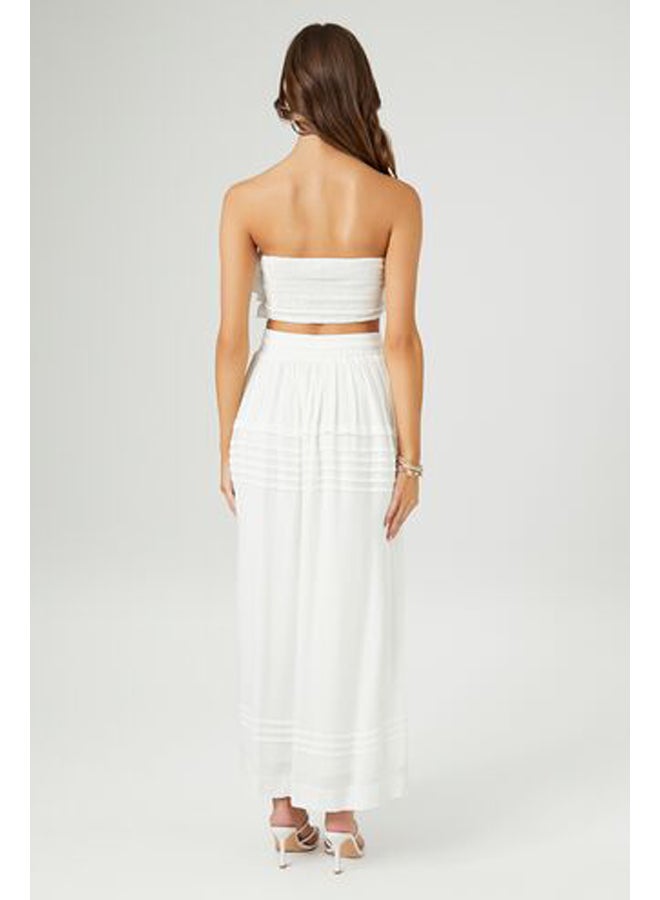 FOREVER 21 Tiered Cropped Tube Top & Skirt Set - Image 2