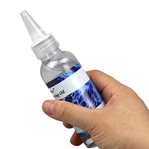 Miraclekoo Silicone Pouring Oil Pure Silicone Oil for Creating Cell in Acrylic Paint Resin Pouring,4 Ounce - Image 4