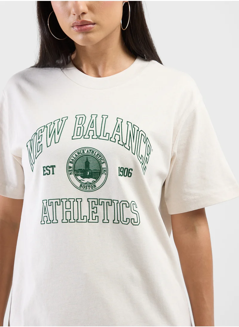 نيو بالانس Athletic Boston T-Shirt