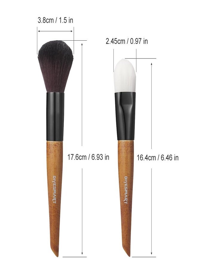DIYESMART 2pcs Cleaning Brush Kit with Wooden Handle, Model Dusting Brush Kit for Figures, Statues,Models, Craft - Image 5