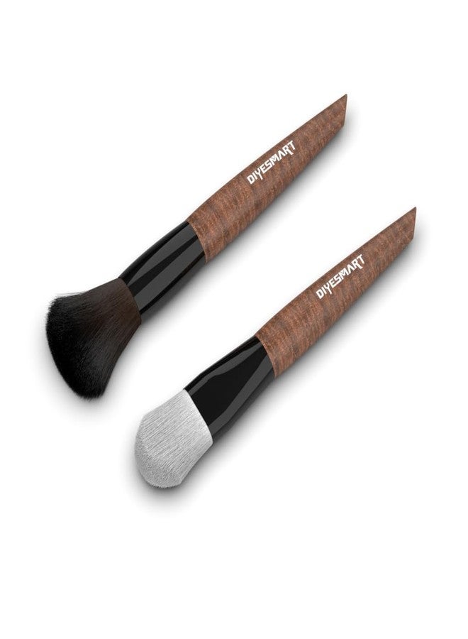 DIYESMART 2pcs Cleaning Brush Kit with Wooden Handle, Model Dusting Brush Kit for Figures, Statues,Models, Craft - Image 2