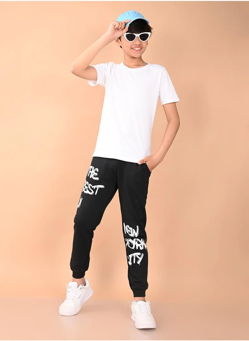 ليلك Boys Ankle Length Joggers