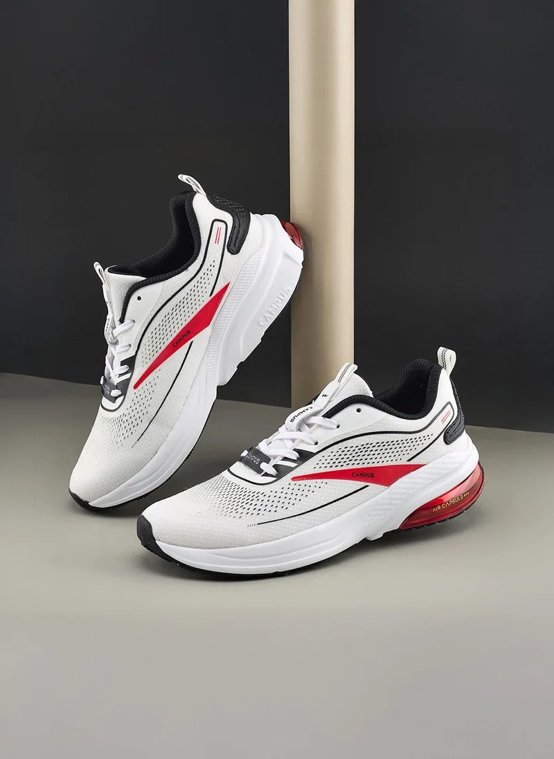 Campus White Men Acetate Yoga Max Lace-Up Running Shoes-White for Men | Best Price UAE