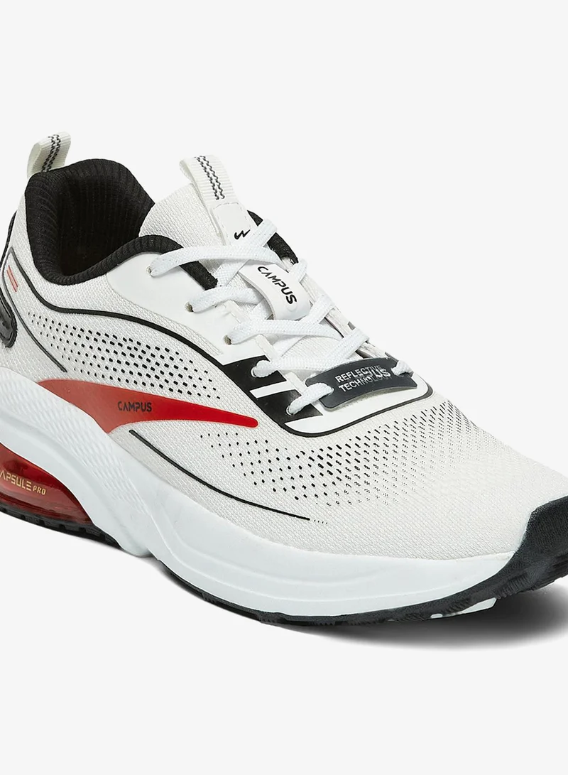 Campus White Men Acetate Yoga Max Lace-Up Running Shoes-White for Men | Best Price UAE
