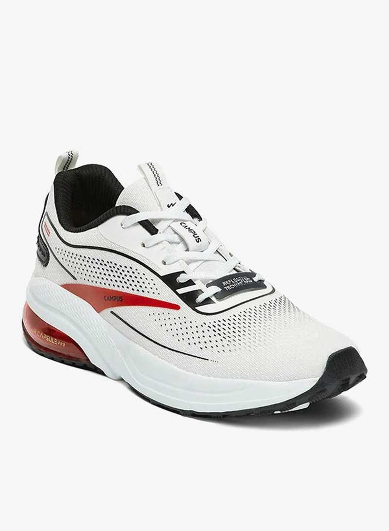 Campus White Men Acetate Yoga Max Lace-Up Running Shoes-White for Men | Best Price UAE