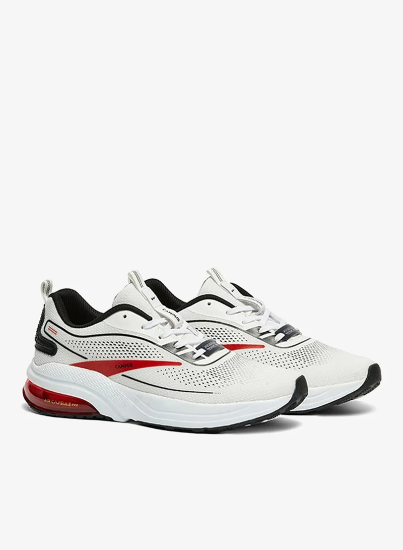Campus White Men Acetate Yoga Max Lace-Up Running Shoes-White for Men | Best Price UAE