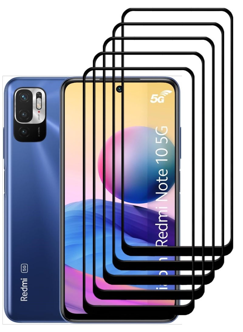 ACLIX 5 Pieces Antistatic ESD Dustproof Premium Quality High Definition Tempered Glass Screen Protector Designed For Xiaomi Redmi Note 10 5G - Image 1