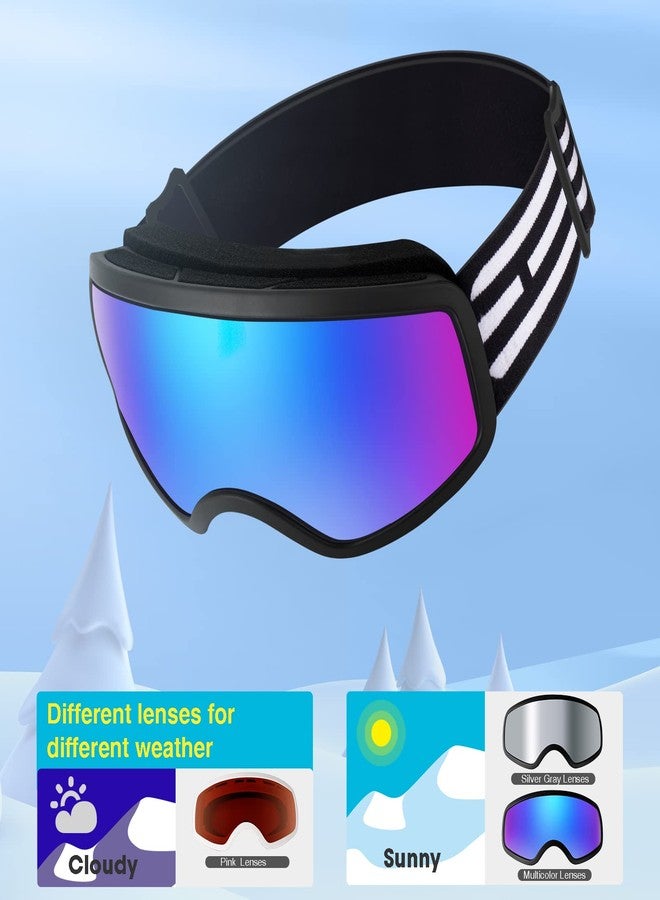 EasYoung Kids Ski Goggles Snowboard Goggles for Children, Youth, Boys & Girls 3-15 - Image 2