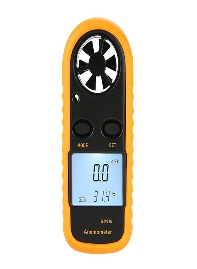 POXEFLIP Digital Anemometer, Wind Speed Meter, Air Flow Velocity Pocket Anemometer Handheld Mini with Backlight for Windsurfing, Sailing, Kite Flying, Surfing Fishing Etc. - Image 1