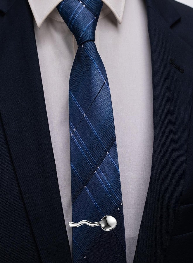 HAWSON 2 Inch Men's Spoon Tie Clip Silver Tie Bar for Wedding, Office, Formal Events Utensil-Inspired Groomsmen Accessories & Gifts - Image 3