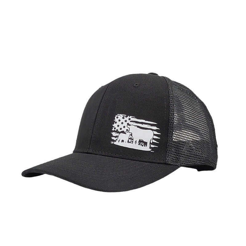 2024 cross-border explosions creative design micro-bend flat along the baseball cap micro-bend Richardson truck cap wholesale - Image 1