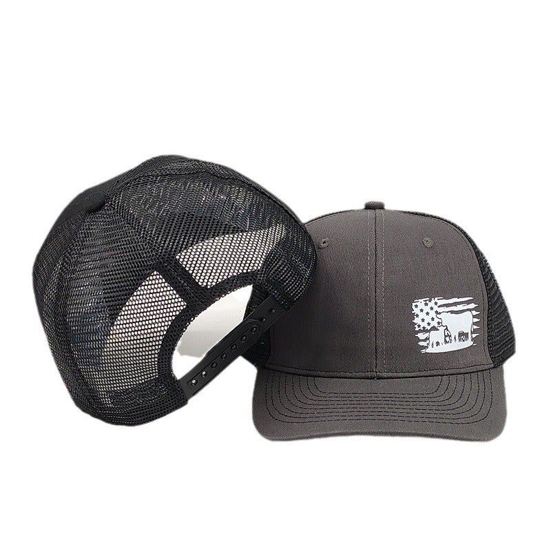 2024 cross-border explosions creative design micro-bend flat along the baseball cap micro-bend Richardson truck cap wholesale - Image 4