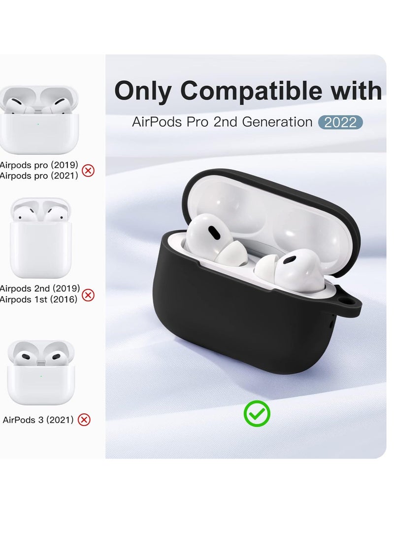 AirPods Pro 2 Case Cover - Full Body Protective Silicone Case Compatible with New Apple AirPods Pro 3nd Generation Case, Shockproof Cover... - Image 2