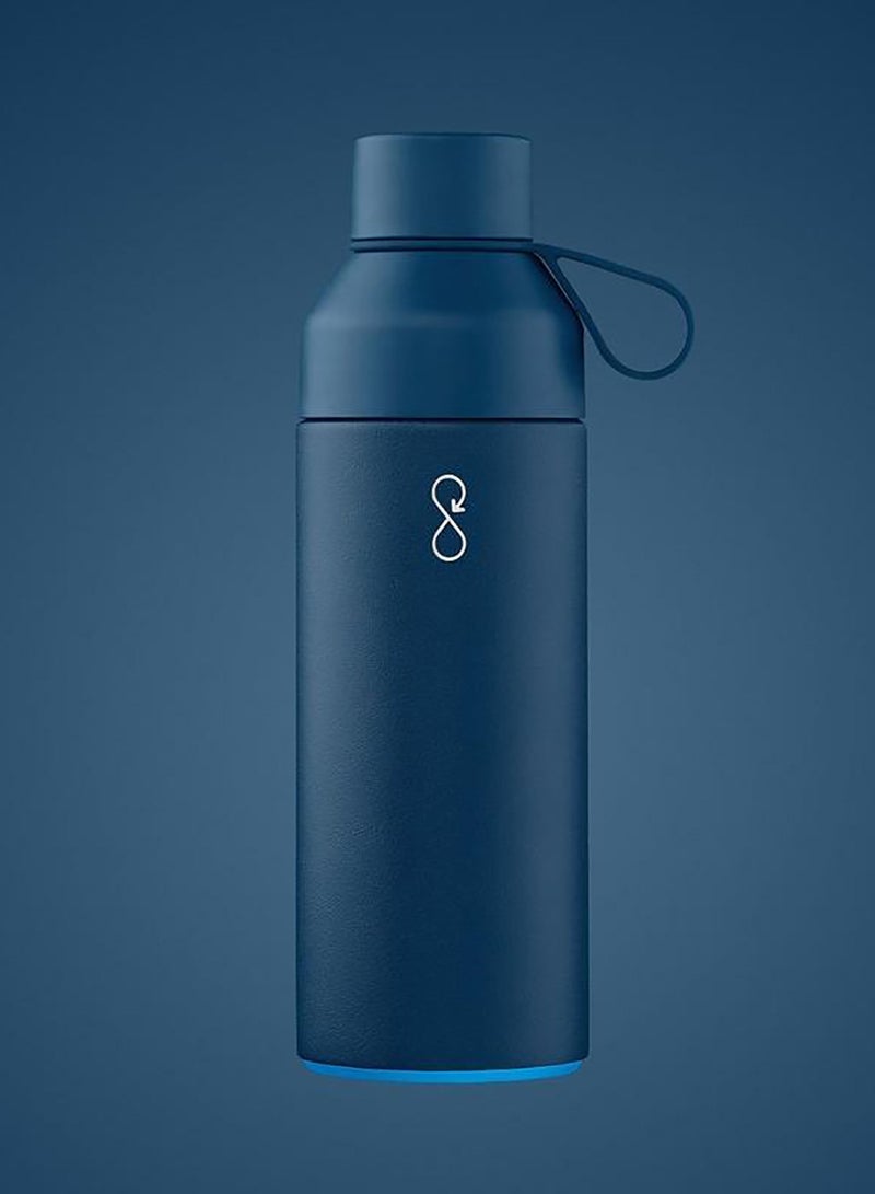 Ocean Bottle Eco-Friendly Stainless Steel Reusable Water Bottle Leakproof BPA Free Dishwasher Safe Double Wall Vacuum Insulated Thermos Flask - Ocean Blue (500Ml) - Image 5