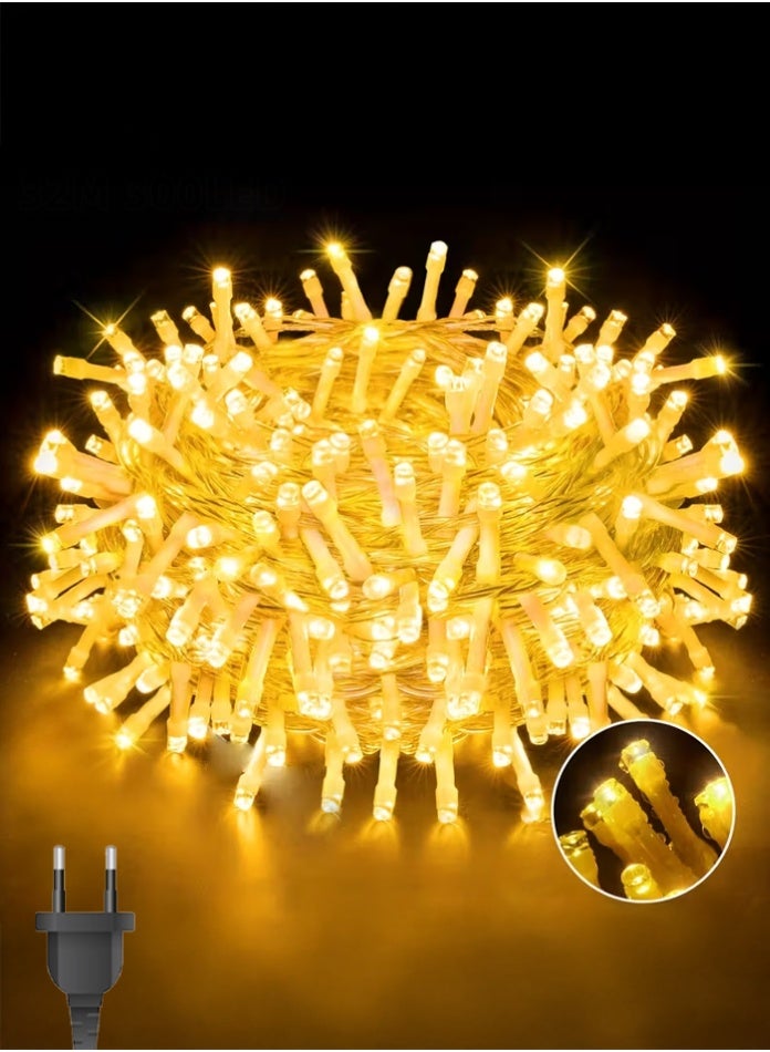 MODI 50M LED Warm White Christmas Tree Lights – 480 LEDs Waterproof Outdoor Battery-Operated Fairy String Lights for Tree Decoration, Garden, Garland, Patio, and Holiday Décor - Image 2