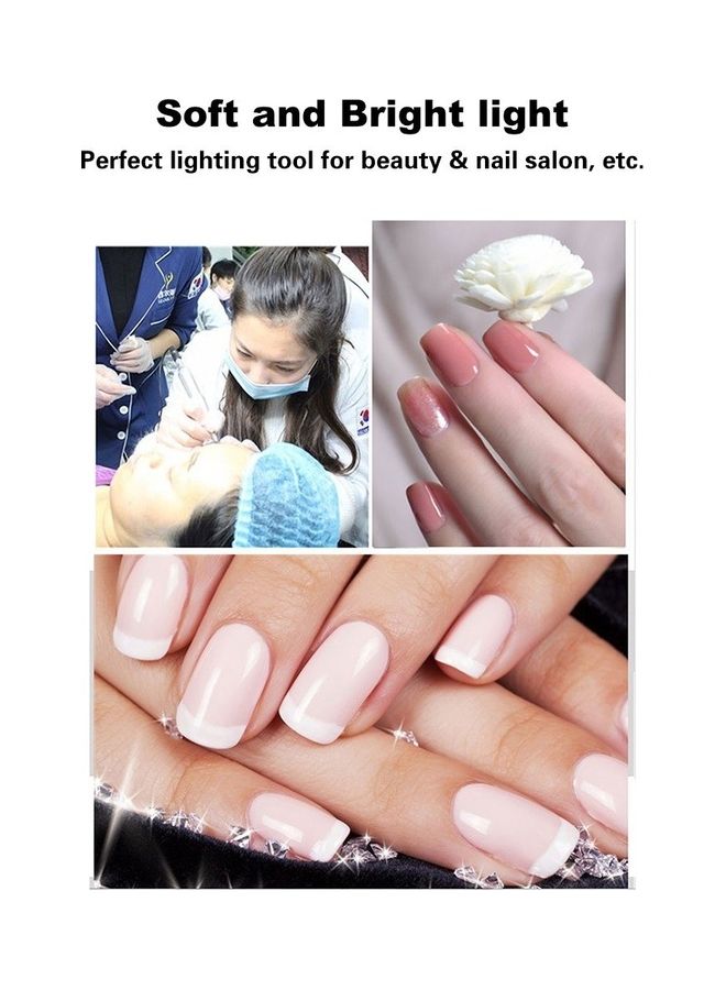 Loquat 240-Piece RGB LED Ring Light Lamp White/Black - Image 3