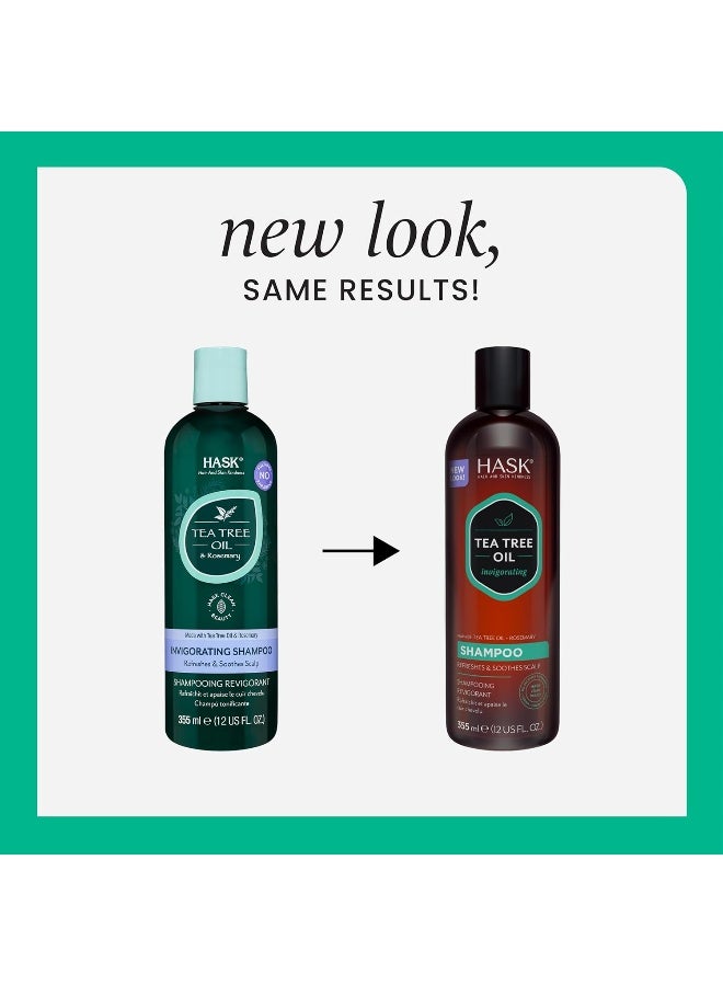HASK TEA TREE OIL & ROSEMARY Invigorating Shampoo + Conditioner Set - Image 2