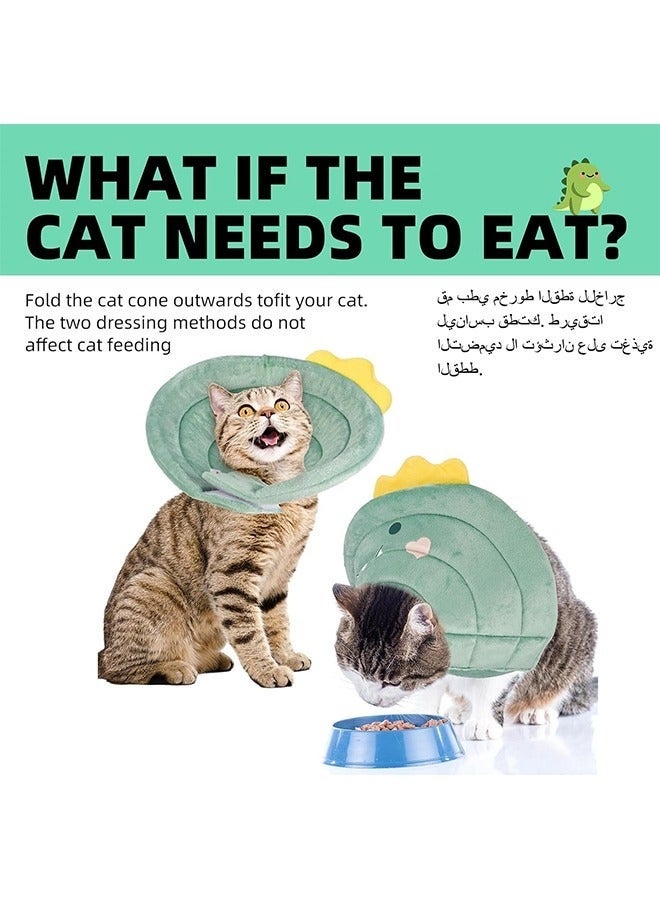 طوق مخروطي للقطط والكلاب، مقاوم للماء وناعم، طوق مخروطي قابل للتعديل لمنع اللعق بعد الجراحة، أطواق إليزابيثية للحيوانات الأليفة، طوق مخروطي لحماية الرقبة أثناء التعافي، للكلاب والقطط والجراء والأرانب، لحماية الجروح بعد الجراحة - Image 5