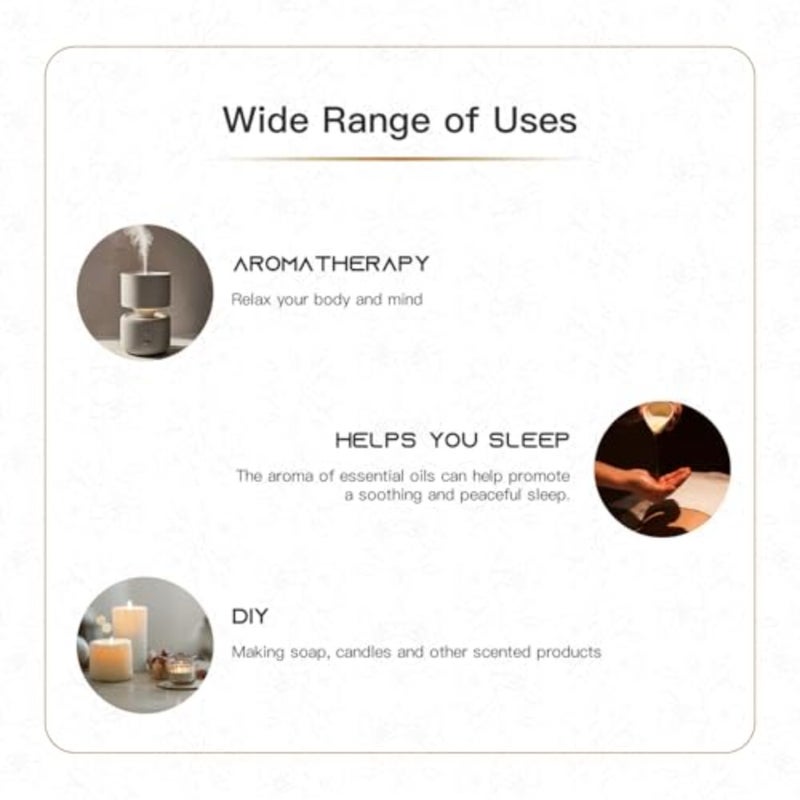 Aroma Essential Oil, 100ml Scents Diffuser Oil, 100% Pure Natural Essential Oils, Blend of Cardamom, Lily of the Valley, Sandalwood for Home Aroma Device - Image 3