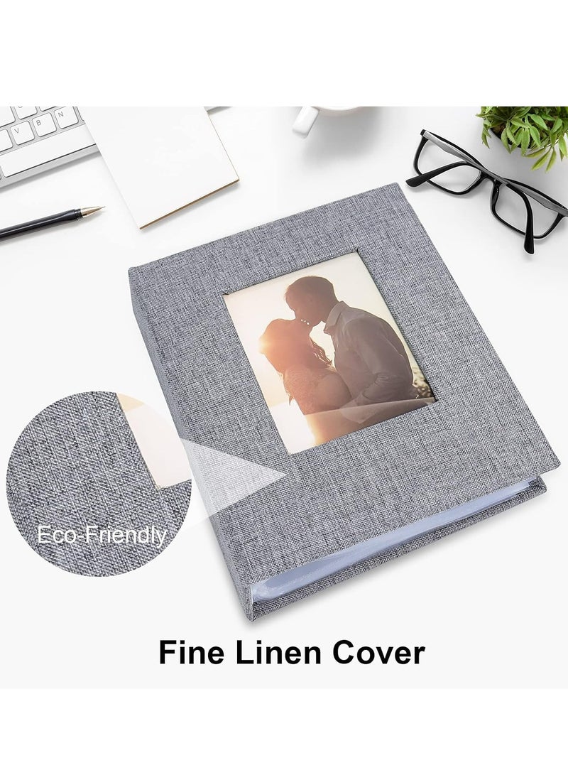 Oasisgalore 2-Pack 4x6 Photo Album，26-Pocket Premium Linen Cover Mini Photo Book for Photos, Postcards  - Image 3