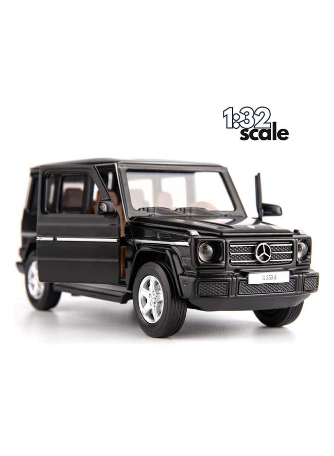 D-Power مرسيدس بنز G350D سوداء | نموذج مقلد، عنصر جامع نهائي، سيارات SUV | مركبات لعب، موديل سيارة معدنية للعب مع خاصية السحب للخلف | الحجم 1:32، للأطفال 3 سنوات فما فوق  - Image 3