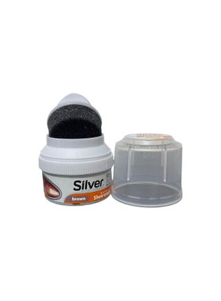 Silver Shoe Polish – BROWN  – Quick-use Foam - pzsku/Z4E37B818C2BC0BE7FFFDZ/45/1748167464/b62607ce-dae8-4cce-bea2-724cb7f84952