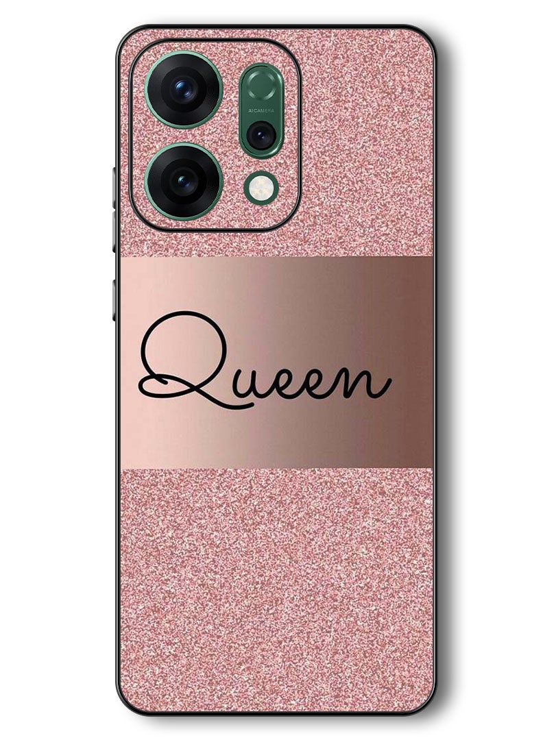 Theodor Case Compatible with Oppo Reno 14 6.59 Inch Protection Shockproof Bumper Cover Queen Glitters - Image 1