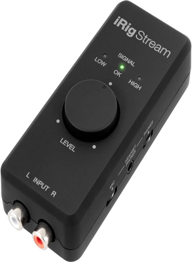 IK Multimedia iRig Stream - Audio Interface for iOS, Android, Mac, and PC Audio Interface for Livestream - iOS, Android, Mac, and PC - Image 1