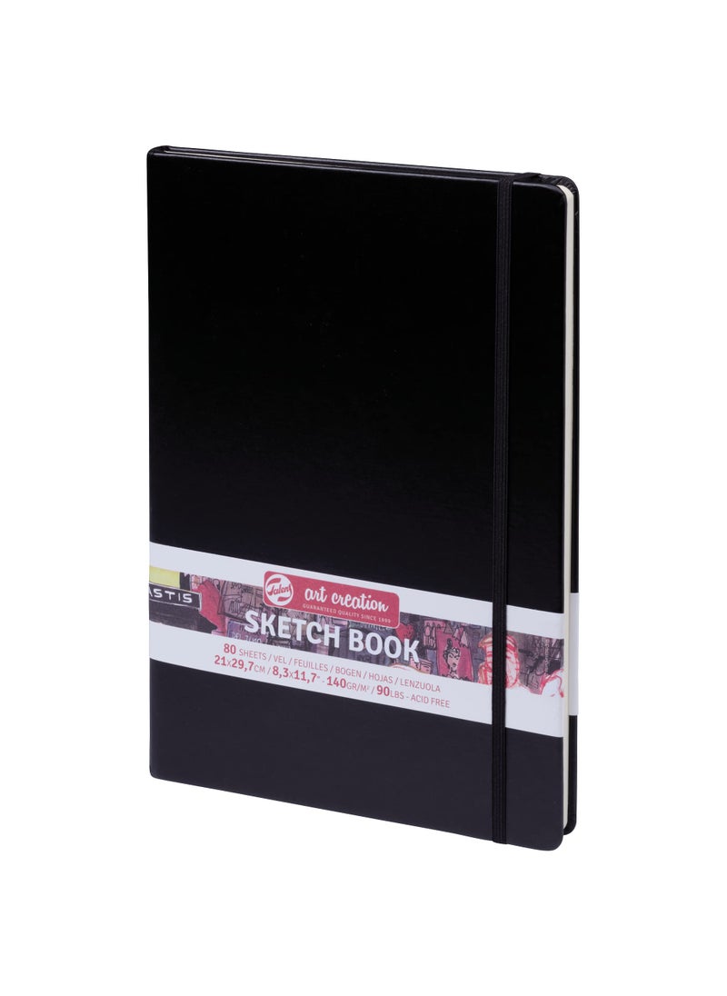 Talens Art Creation Talens Art Creation Sketchbook Black 12X12 cm, 140 Grams  - Image 1