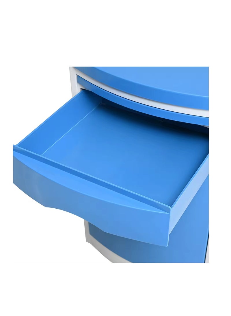 BIONEX Plastic Clinic Hospital Bedside Cabinet Locker with Drawer - Image 3