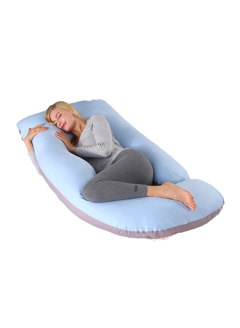 Crystal Velvet Maternity Pillow Maternity Belly Support Pillow Core Side Sleeping Pillow Waist Support Pillow - Image 1