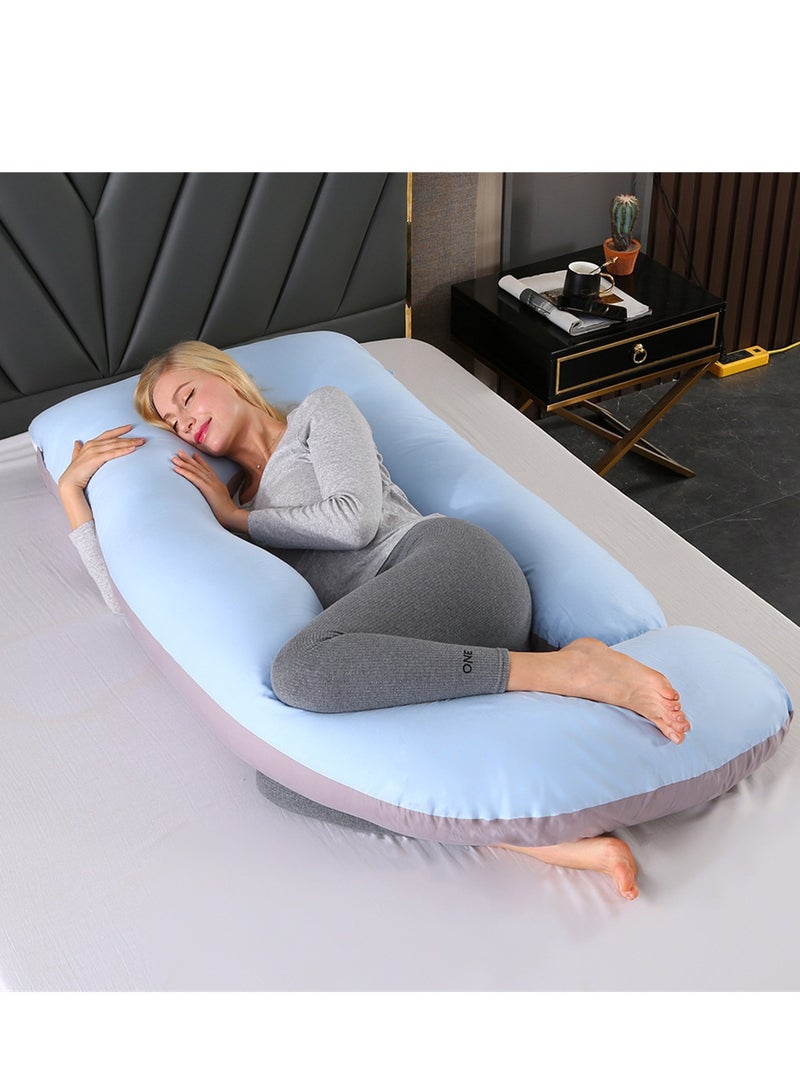 Crystal Velvet Maternity Pillow Maternity Belly Support Pillow Core Side Sleeping Pillow Waist Support Pillow - Image 2