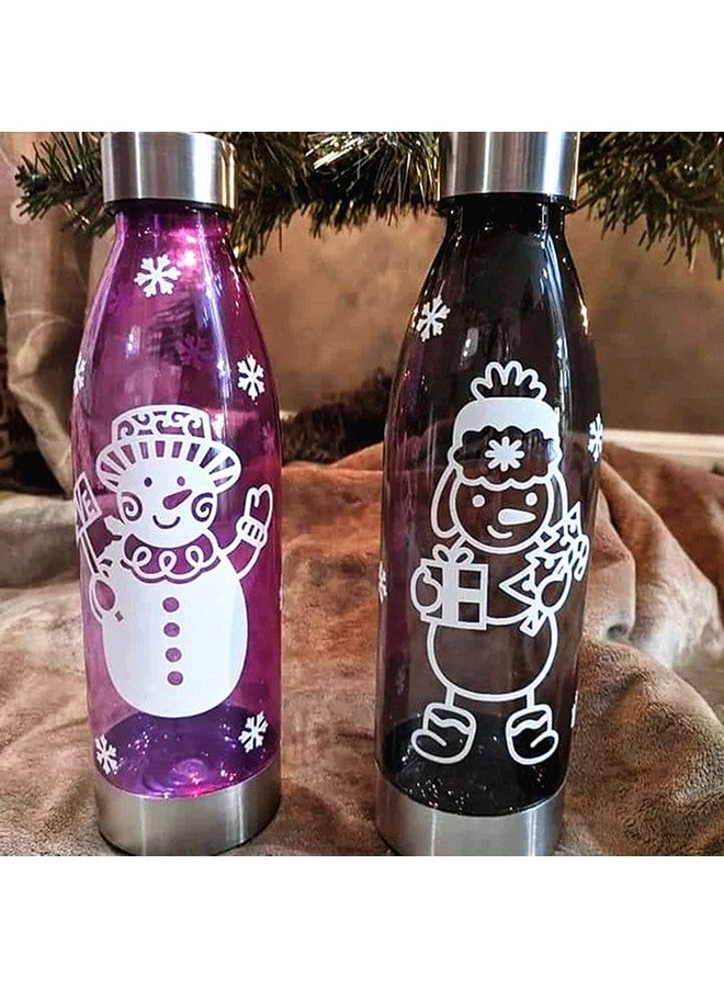 JAJADO Silk Screen Stencils Small Christmas Tree Stencils Buffalo Plaid Snowman Bundle Snowflakes Screen Printing Stencils For Painting On Wood/Paper/Cup/Plate/Glass/Door Diy Christmas Ornaments - Image 5