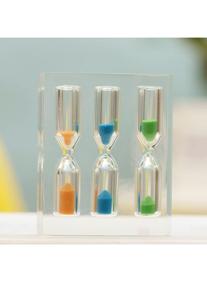 Hourglass Sand Timer 3/4 / 5 Minutes, Creative Time Funnel Home Decor Ornament Gift for Home Office Kitchen Decoration (3 4 5 Min) - Image 1