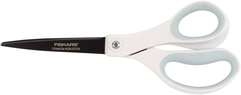 Fiskars 8-Inch Titanium Non-Stick Scissors - Image 1