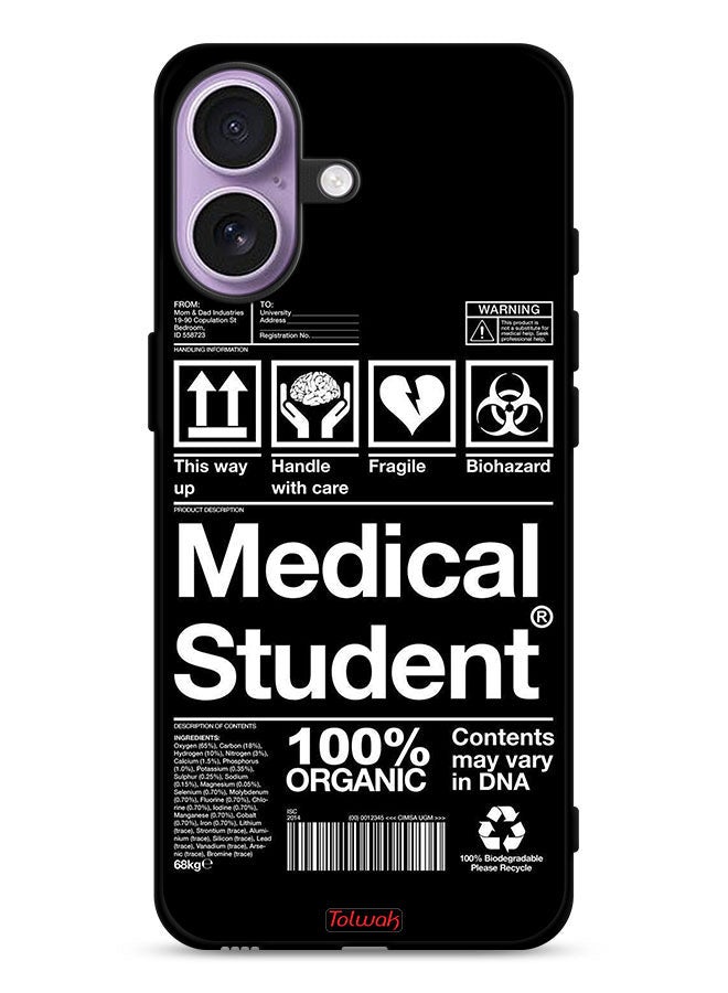 Tolwak Apple iPhone 17 Protective Case Cover Medical Student Sticker - Image 1