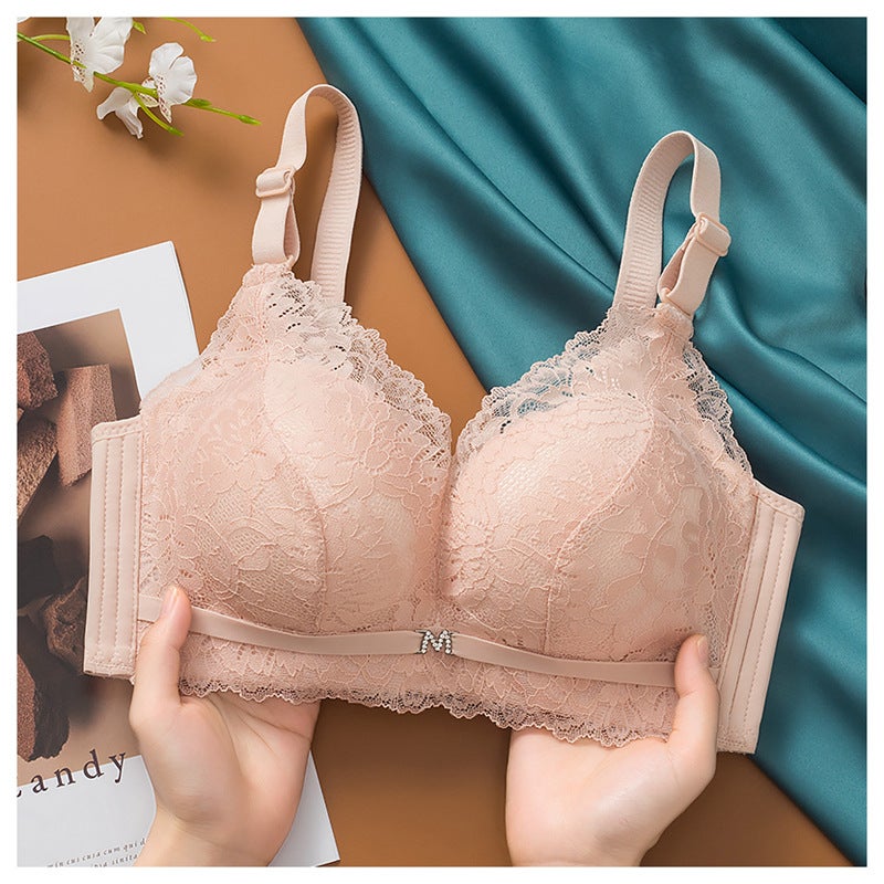 Baby Cotton Lingerie Push-Up Thickened Wireless Bra pro-skin color - Image 4