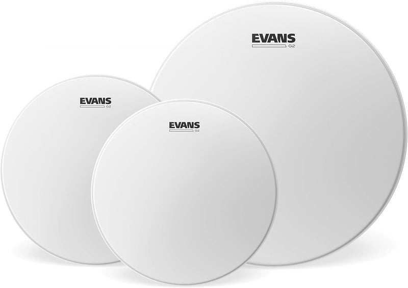 Evans G2 Coated Rock Tom Pack - 10", 12", 16" Drum Heads - Image 1