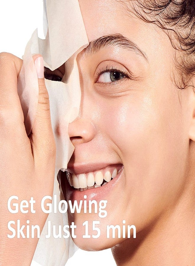 ماسكنغ قناع الوجه الورقي من الخيزران من ماسكينج، برائحة الورد الوردي والنيم والزعفران والطحالب والبطيخ، مثالي للنساء والرجال، 100 مل (عبوة من 5 قطع) - Image 5