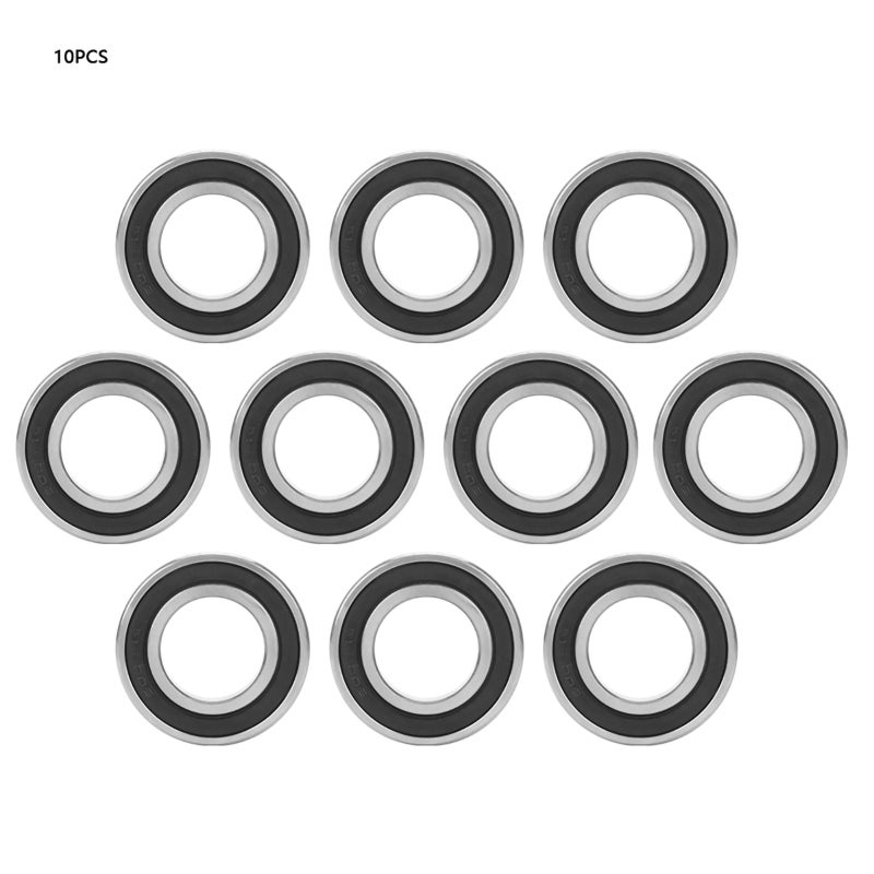 High Speed Deep Groove Ball Bearing 25mm Inner Diameter 47mm Outer Diameter - Lightweight Rolling Transmission 10Pcs Ball Bearings for Light Industry - Image 1