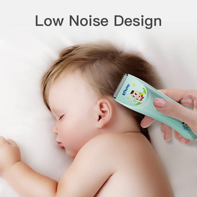 ENSSU Baby Hair Clippers, Lower Noise Haircut Trimmers for Children with Autism and Sensory Sensitivity, Babies Infant Kids Waterproof Hair Cutting Kits - Image 4