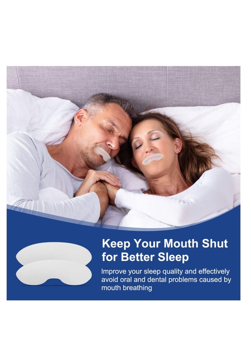 SYOSI 90Pcs Sleep Strips Mouth Tape Anti Snore Mouth Strips for Better Nose Breathing Less Mouth Breath and Snore Improved Nighttime Sleeping for Men Women - Image 3