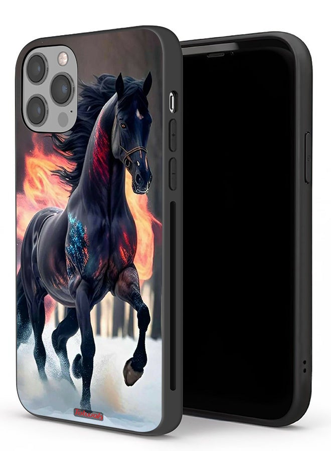 Tolwak Apple iPhone 12 Pro Max Protective Case Horse Hd - Image 1