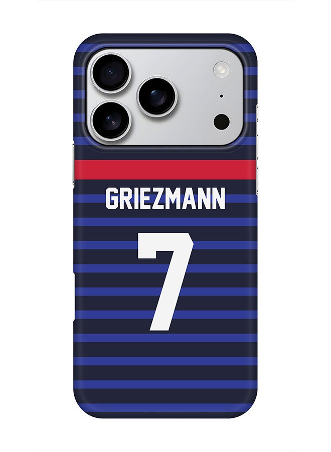 Stylizedd For iPhone 17 Pro,Case, [Compatible with MagSafe] Magnetic cover Slim fit Protection Matte, - Football - France,  Griezmann