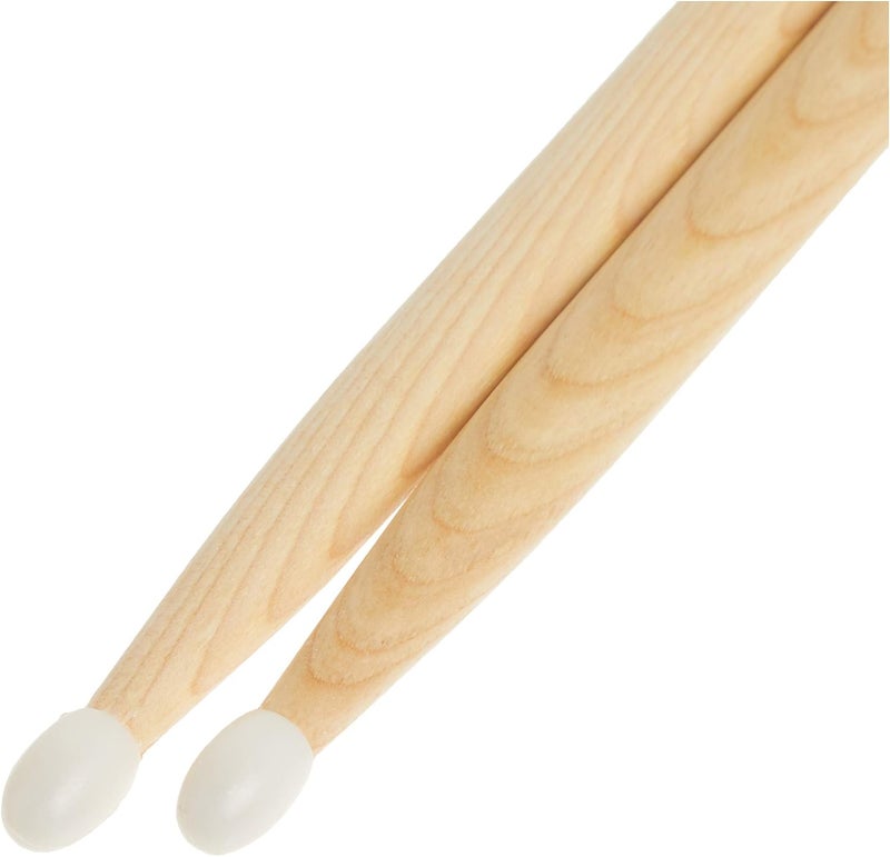 PROMARK LA SPECIALS 5B Hickory Drumsticks, Oval Nylon Tip, Three Pairs - Image 2
