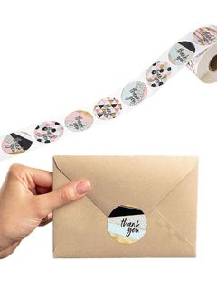 Wownect Pattern Thankyou Sticker Round [1inch][500 Stickers] Labels For Envelope Seals, Packing Seals, cards, Gift Boxes, Shopping Bags, Bouquets, Cardboard Decoration  - Image 2
