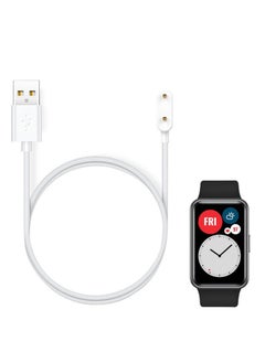 KENSUO 1M USB Charging Cable for Huawei Watch Fit 3/Huawei Watch Fit 2/Huawei Band 9/Huawei Band 8/Huawei Band 7/Huawei Band 6/Huawei Band 6 Pro/Honor Band 9/Honor Band 8/Honor Band 7/Honor Band 6/Honor Band 6 pro,Smart Watch Accessories Dock Charger Adapter Cable White  - Image 3