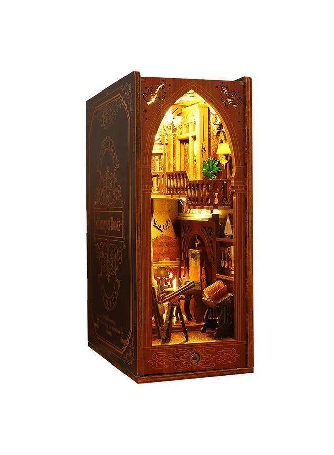 Bluejw DIY Cabin Collection Pavilion 3D Three-dimensional Assembled Model Creative Handmade Book House Micromodel Birthday Gift - Image 1