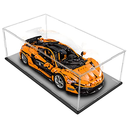 WANLIAN Clear Acrylic Display Case for 118 Scale Vehicle Modelfor Lego 42138 92177 CollectiblesAssemblable Dustproof ShowcaseCountertop Box for Diecast Car13x71x6 inch33x18x15 cm - Image 1