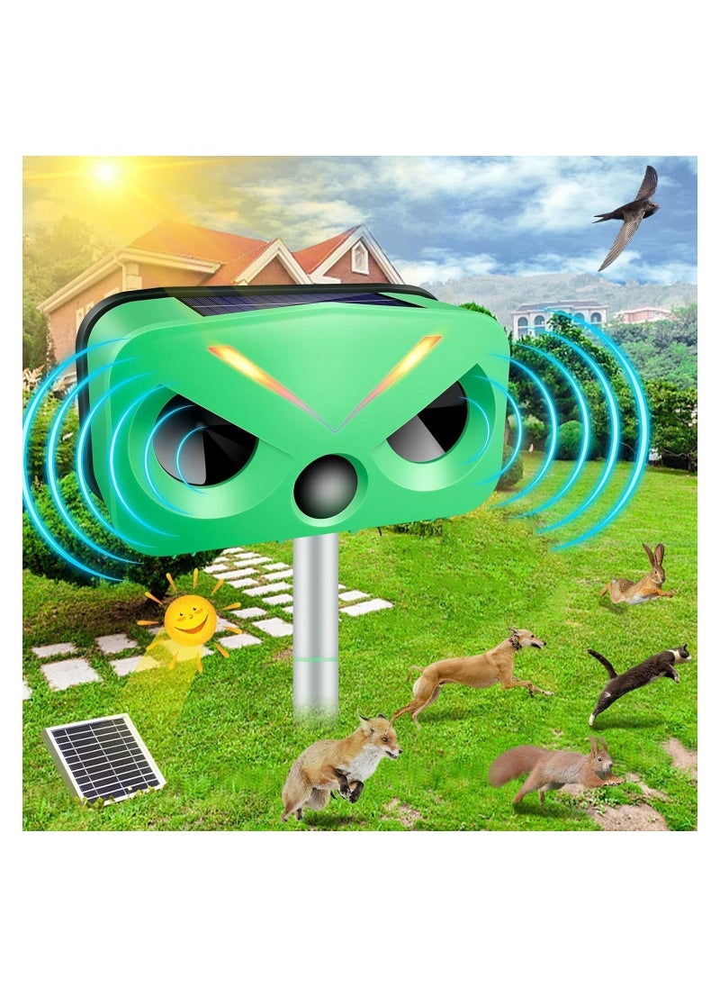 KASTWAVE - Ultrasonic Animal Repeller, Ultrasonic Solar Pest Repeller Outdoor with Motion Sensor and Sound,Waterproof Solar Ultrasonic Bird Squirrel Raccoon Cat Repellent Devices Outdoor - Image 1